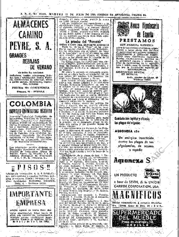 ABC SEVILLA 17-07-1962 página 36