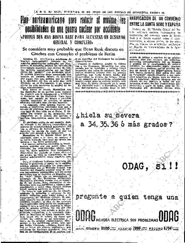 ABC SEVILLA 20-07-1962 página 19