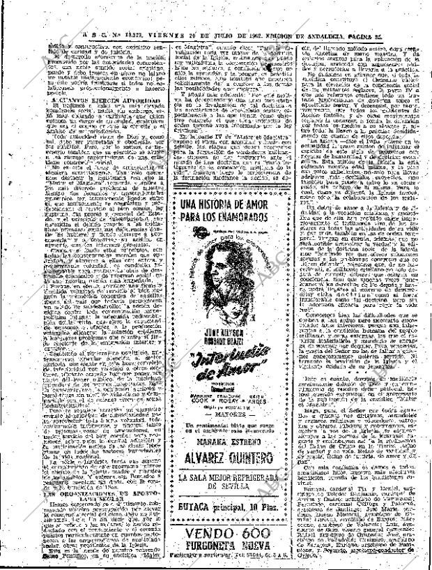 ABC SEVILLA 20-07-1962 página 25