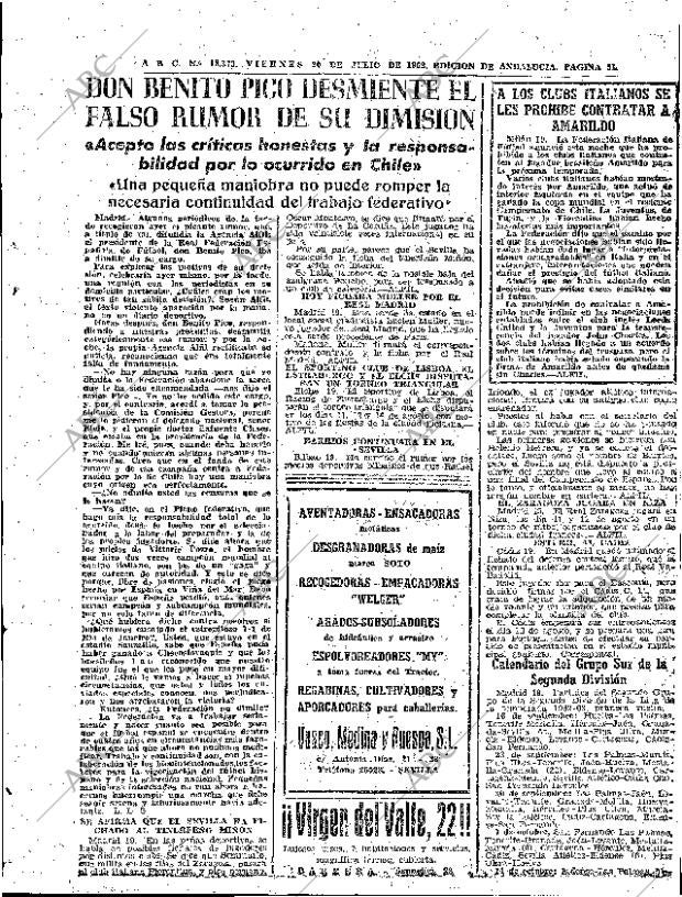 ABC SEVILLA 20-07-1962 página 31