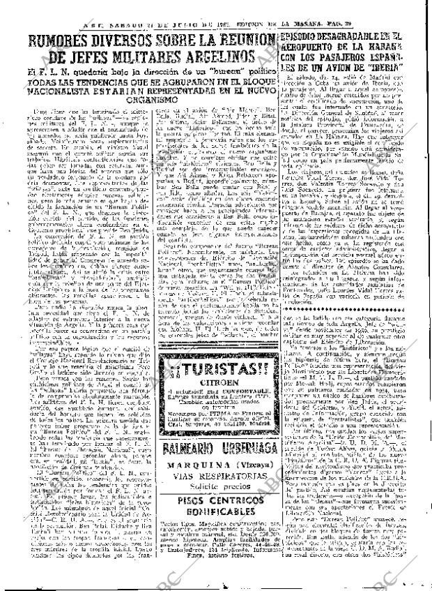 ABC MADRID 21-07-1962 página 29