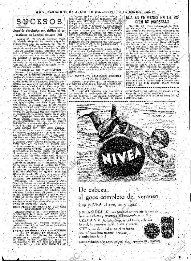 ABC MADRID 21-07-1962 página 39