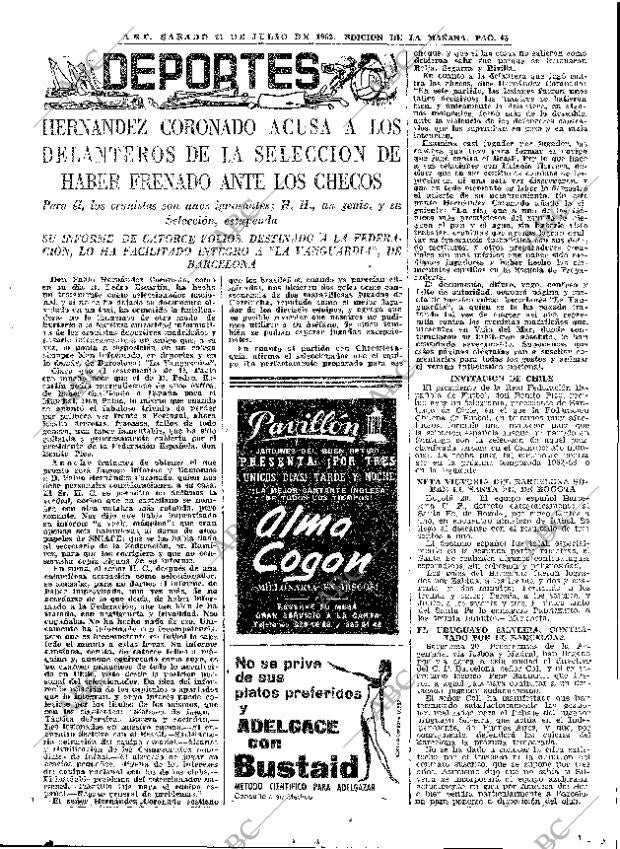 ABC MADRID 21-07-1962 página 45
