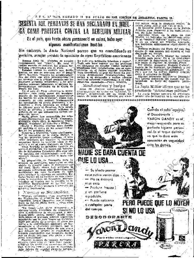 ABC SEVILLA 21-07-1962 página 19