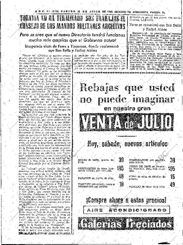ABC SEVILLA 21-07-1962 página 21
