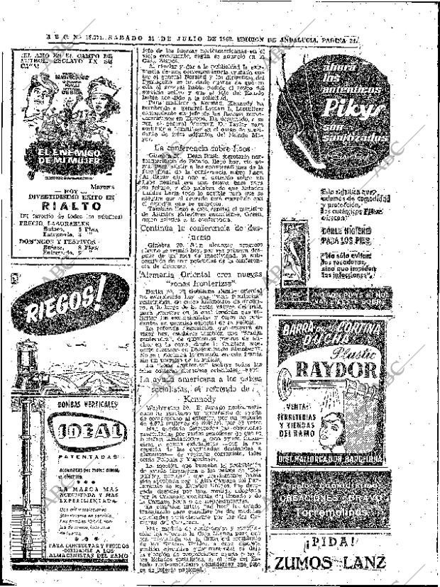 ABC SEVILLA 21-07-1962 página 24