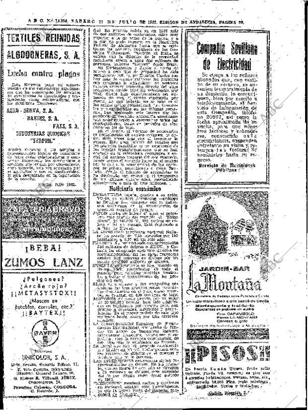 ABC SEVILLA 21-07-1962 página 28