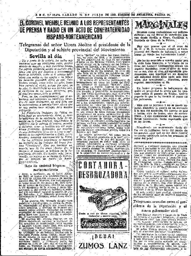 ABC SEVILLA 21-07-1962 página 29