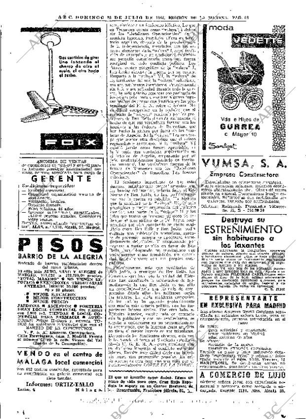 ABC MADRID 22-07-1962 página 58