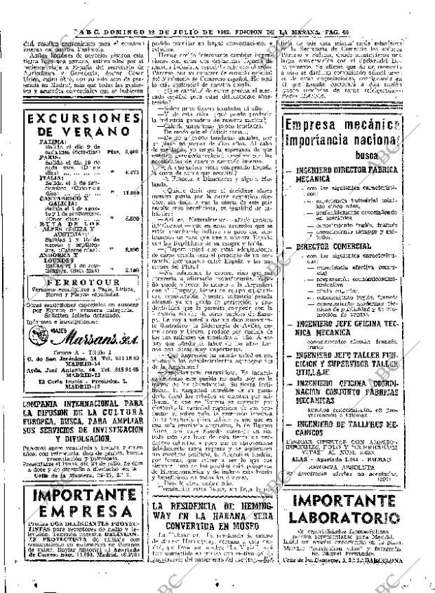 ABC MADRID 22-07-1962 página 66