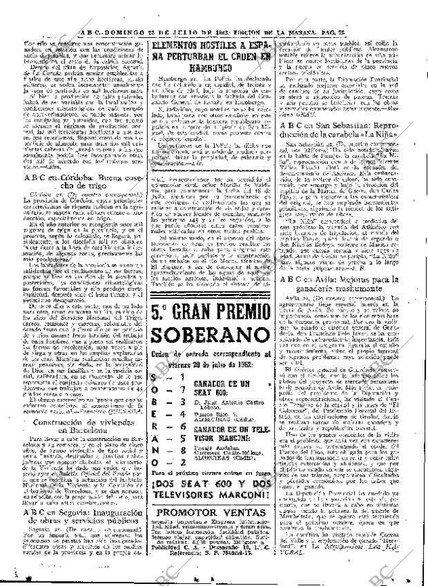 ABC MADRID 22-07-1962 página 75