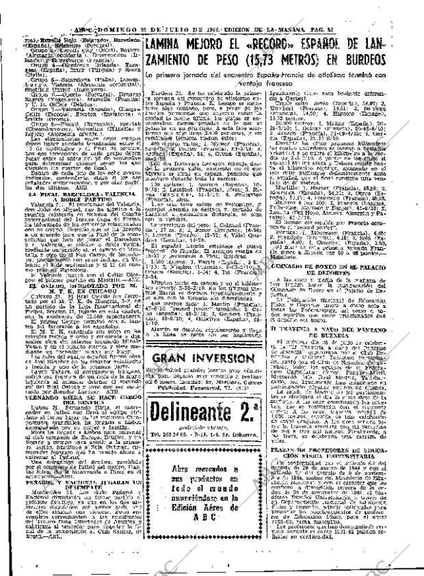 ABC MADRID 22-07-1962 página 82