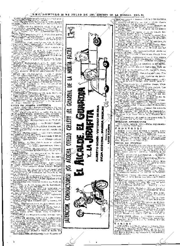 ABC MADRID 22-07-1962 página 84