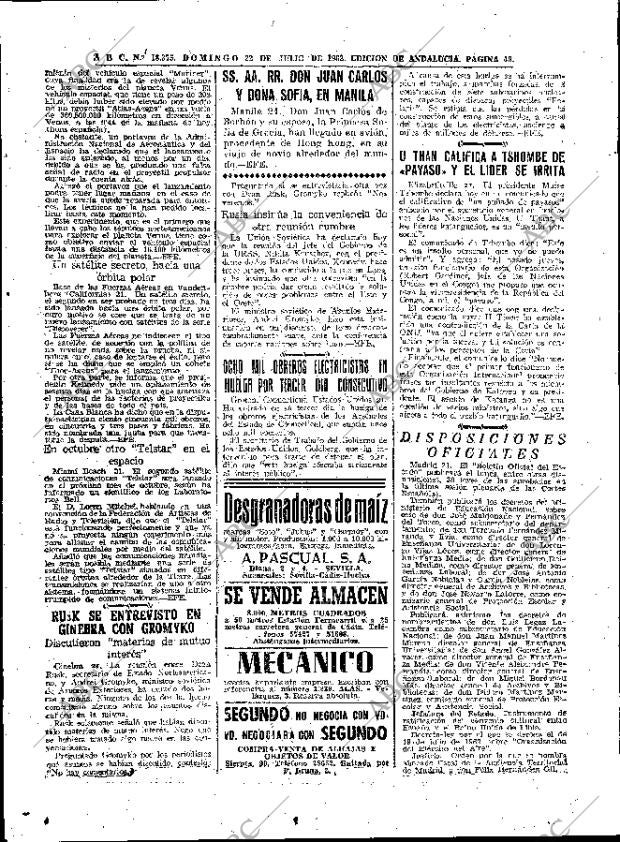 ABC SEVILLA 22-07-1962 página 48