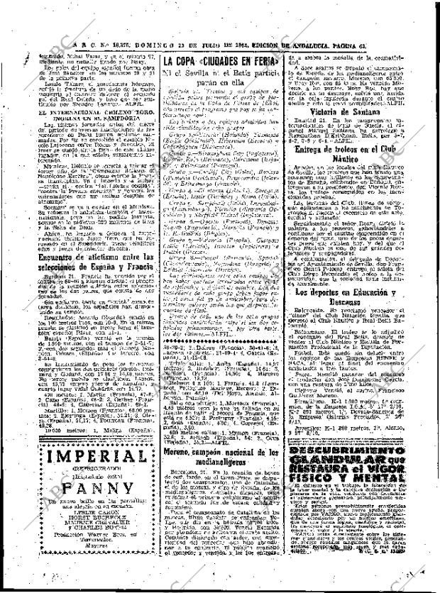 ABC SEVILLA 22-07-1962 página 67