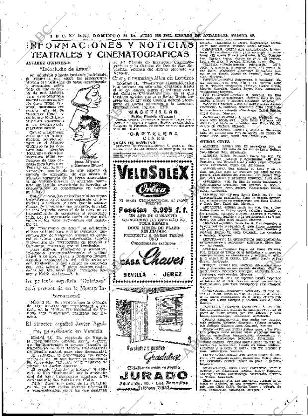 ABC SEVILLA 22-07-1962 página 69