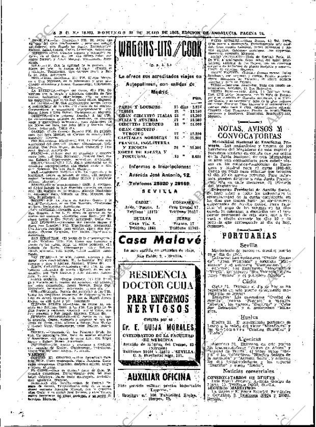 ABC SEVILLA 22-07-1962 página 70