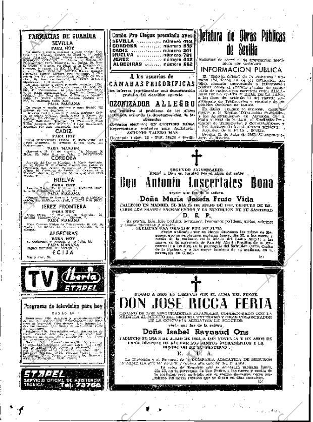 ABC SEVILLA 22-07-1962 página 74