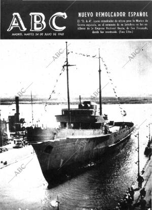 ABC MADRID 24-07-1962 página 1