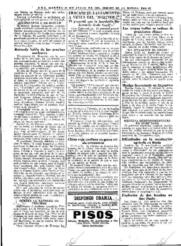 ABC MADRID 24-07-1962 página 28