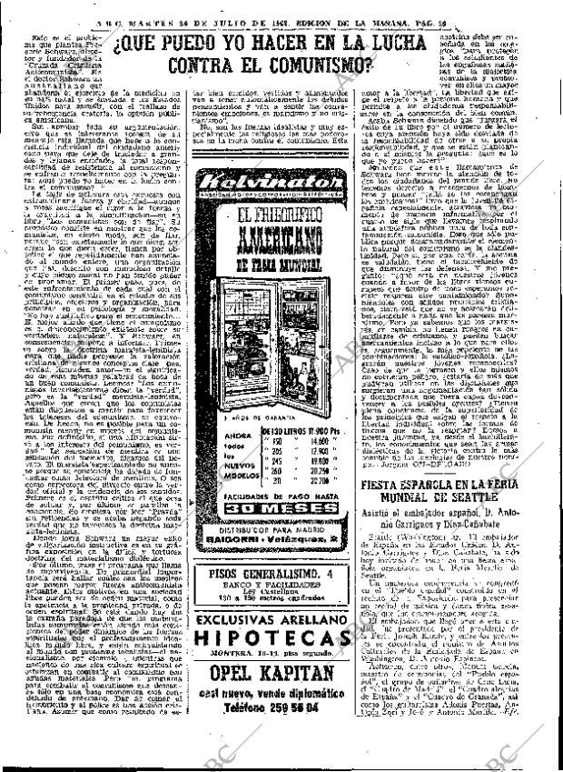 ABC MADRID 24-07-1962 página 29
