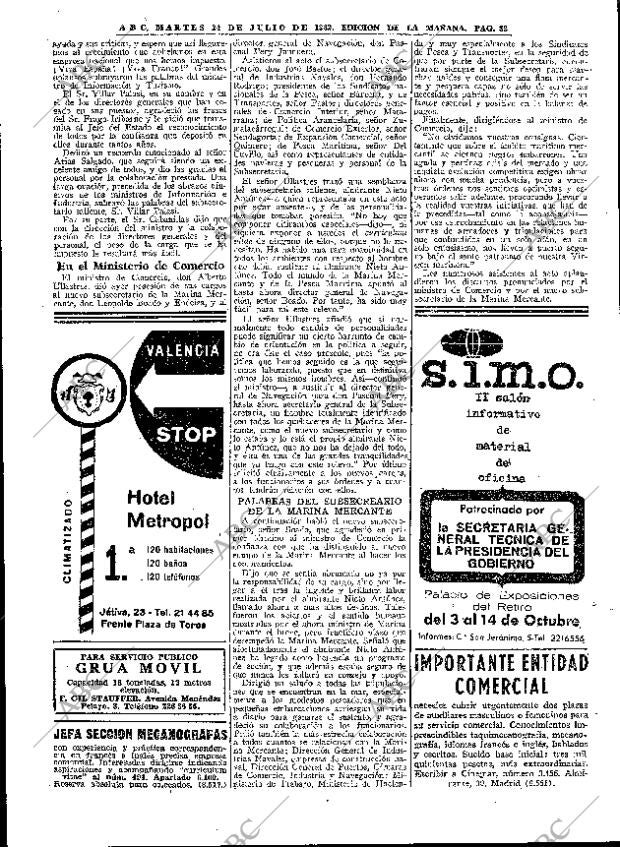ABC MADRID 24-07-1962 página 32