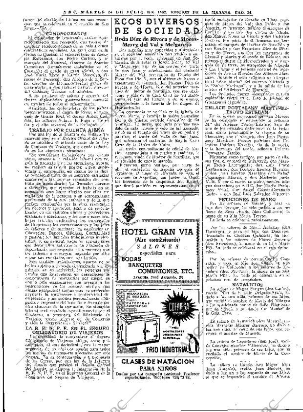 ABC MADRID 24-07-1962 página 34