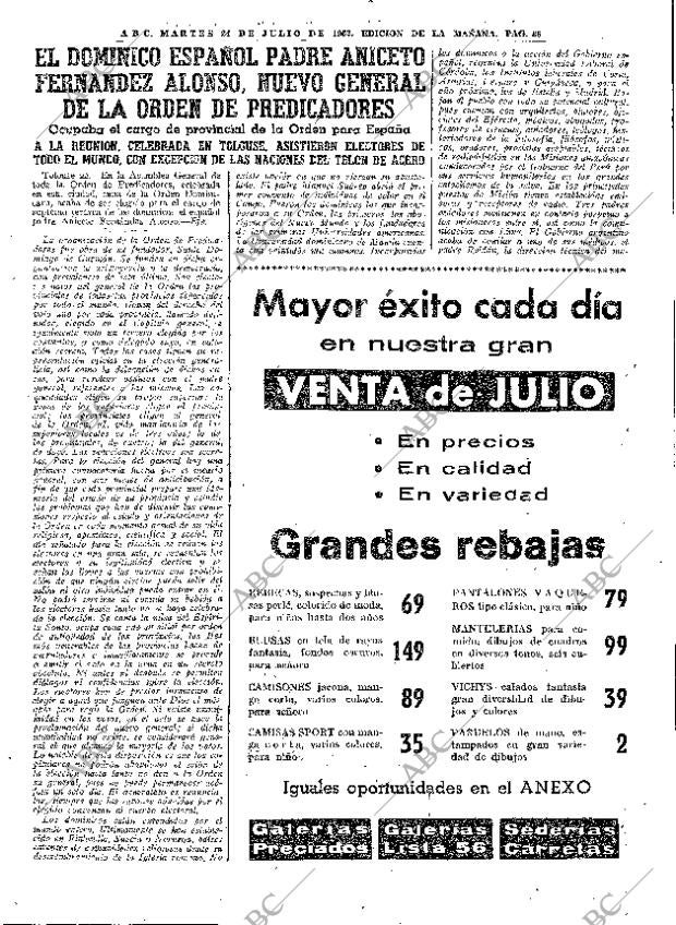 ABC MADRID 24-07-1962 página 35