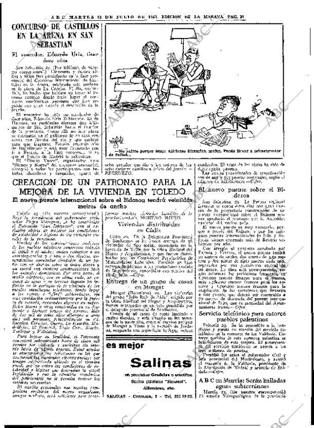 ABC MADRID 24-07-1962 página 39