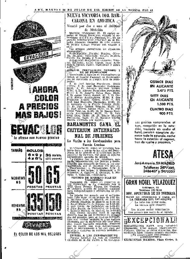 ABC MADRID 24-07-1962 página 44