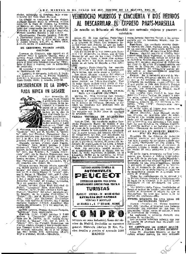 ABC MADRID 24-07-1962 página 45