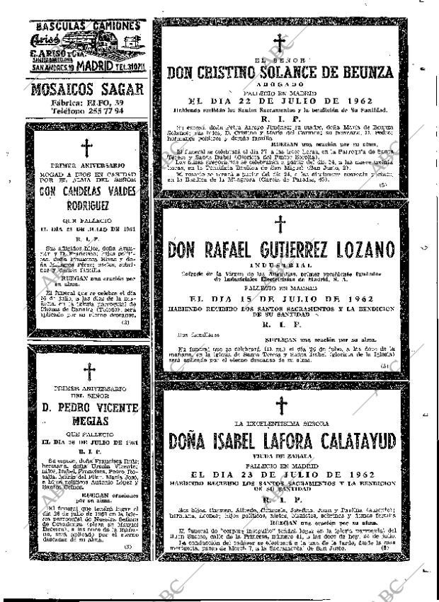 ABC MADRID 24-07-1962 página 61