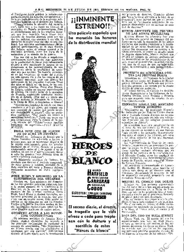 ABC MADRID 25-07-1962 página 36
