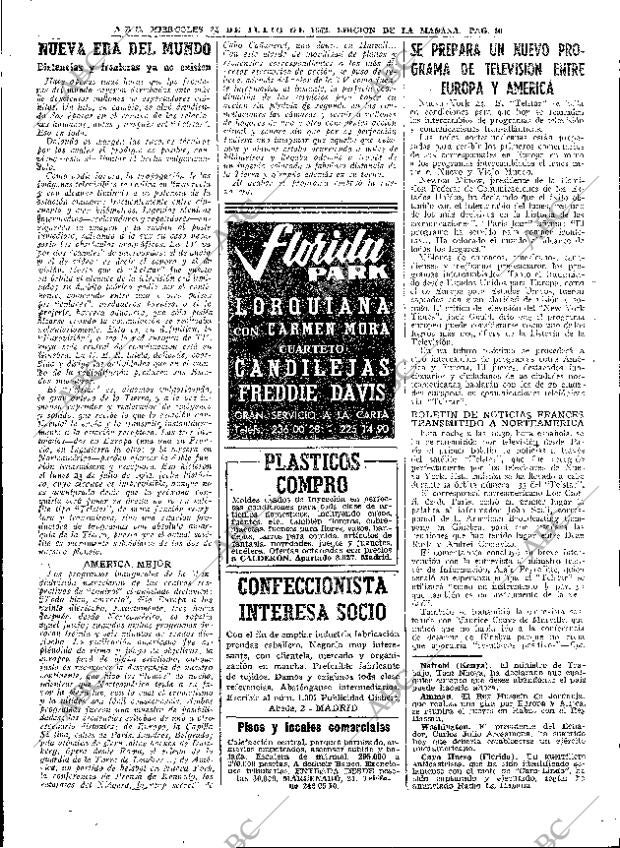 ABC MADRID 25-07-1962 página 40