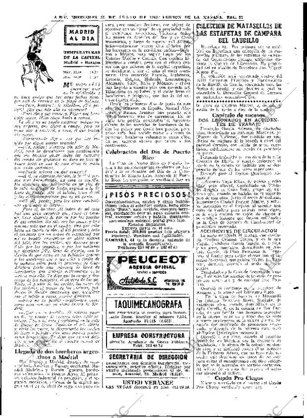 ABC MADRID 25-07-1962 página 51