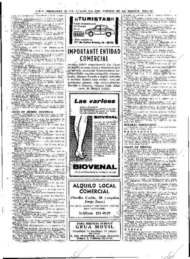 ABC MADRID 25-07-1962 página 56