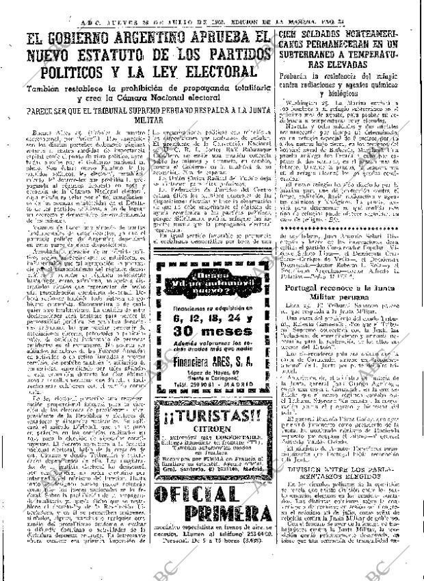 ABC MADRID 26-07-1962 página 35