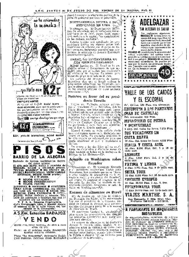 ABC MADRID 26-07-1962 página 36