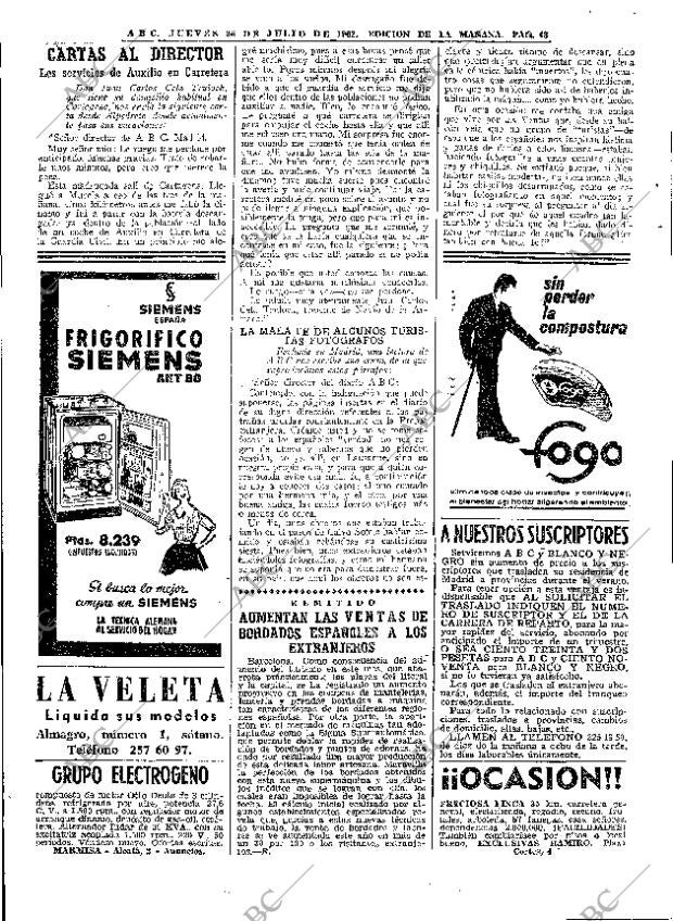ABC MADRID 26-07-1962 página 48