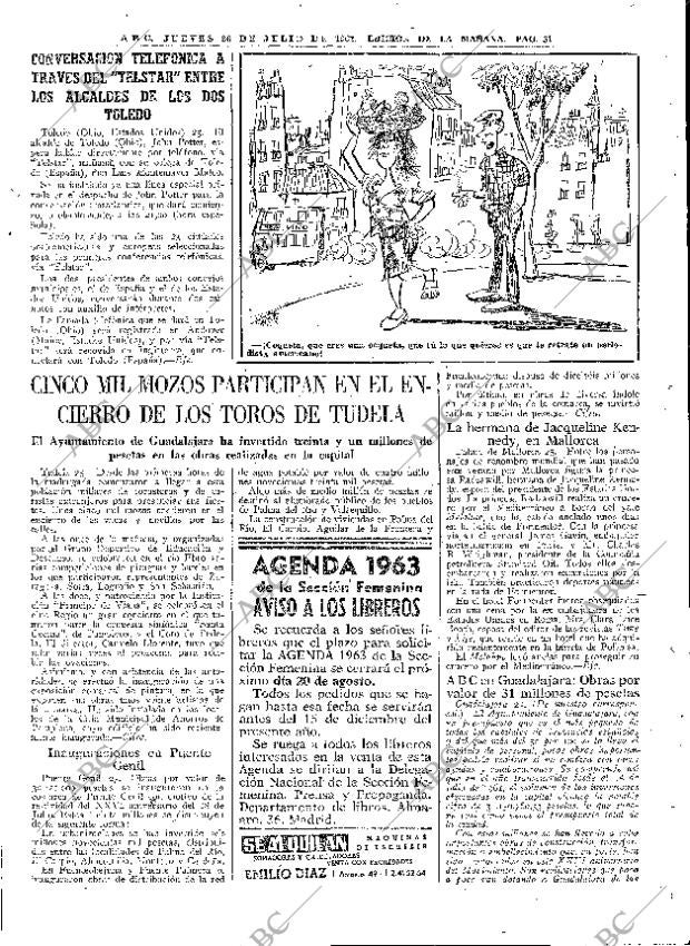 ABC MADRID 26-07-1962 página 51