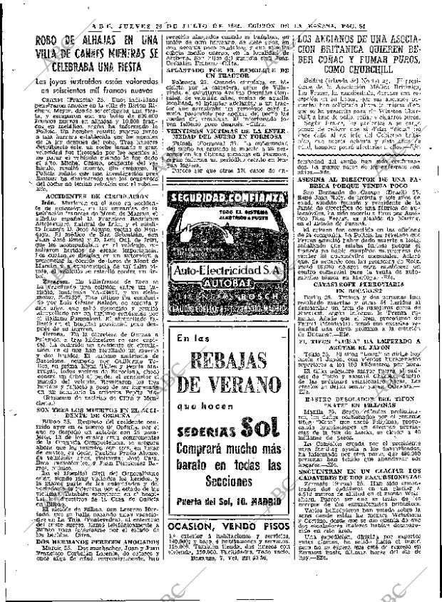 ABC MADRID 26-07-1962 página 54