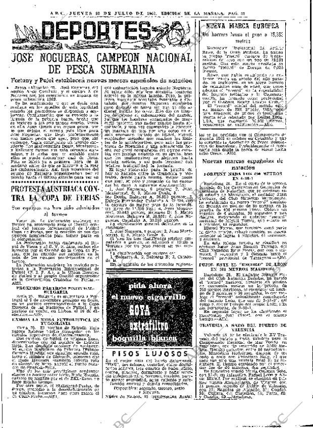 ABC MADRID 26-07-1962 página 57