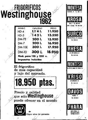 ABC MADRID 26-07-1962 página 7