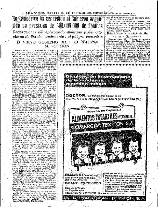 ABC SEVILLA 31-07-1962 página 17