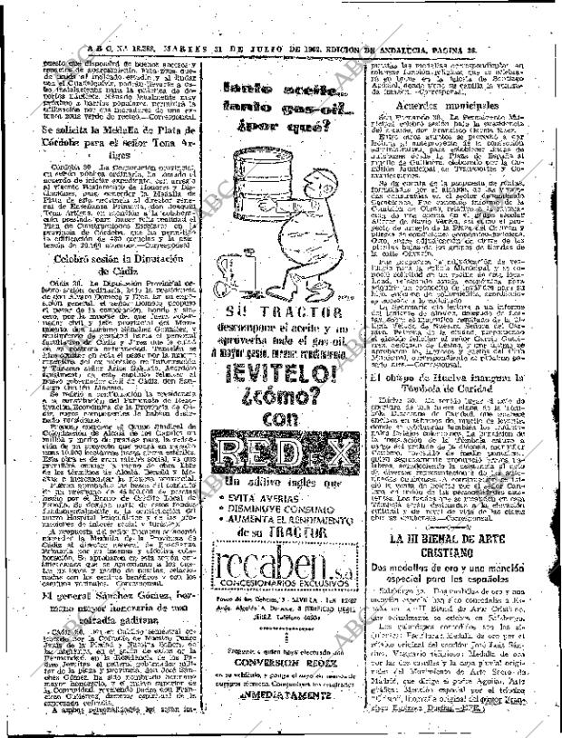 ABC SEVILLA 31-07-1962 página 26