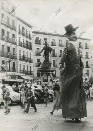 Fiestas de San Cayetano en la plaza de Cascorro