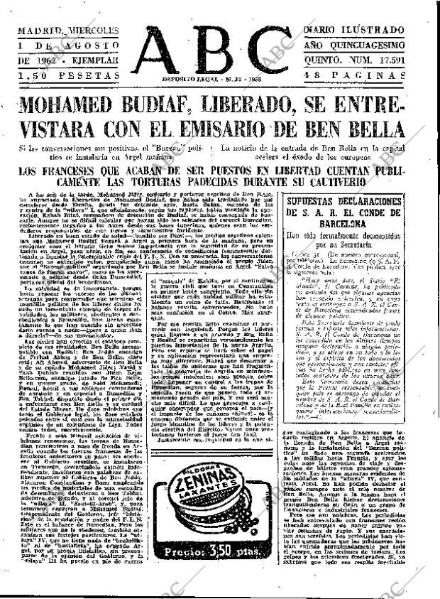 ABC MADRID 01-08-1962 página 15