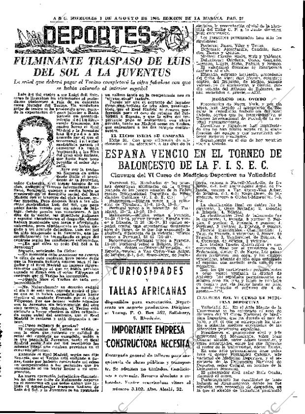 ABC MADRID 01-08-1962 página 37