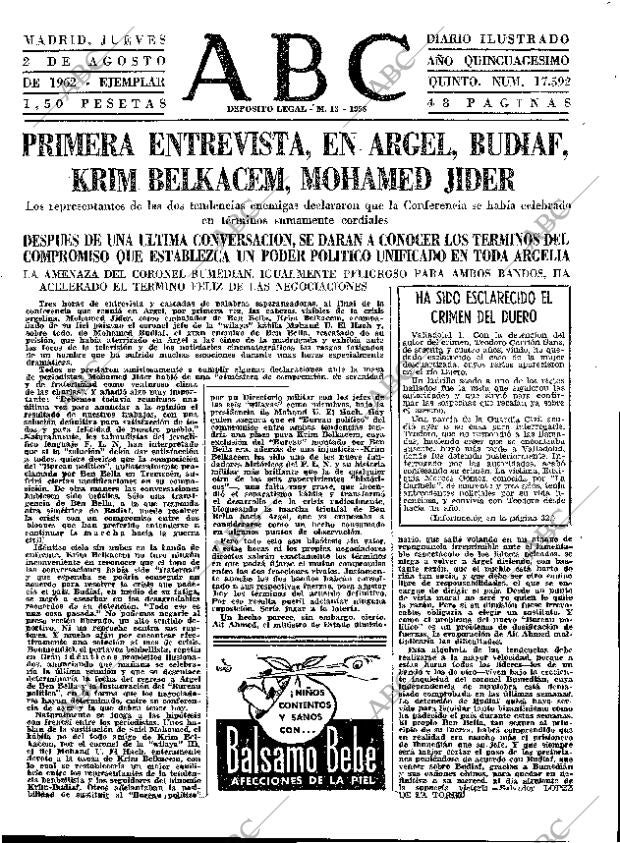 ABC MADRID 02-08-1962 página 15