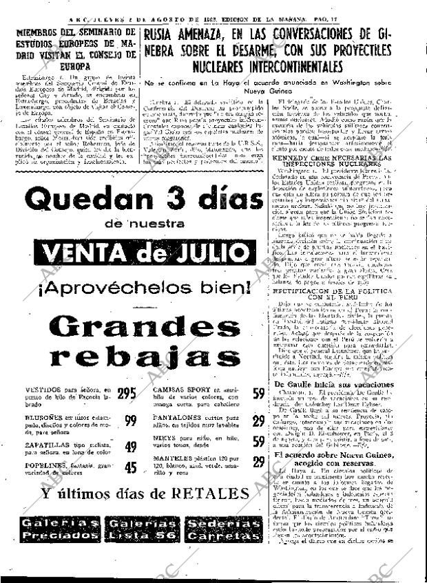 ABC MADRID 02-08-1962 página 17